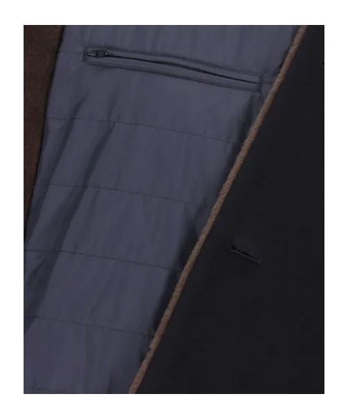 High-Neck Sling Breasted Coat
