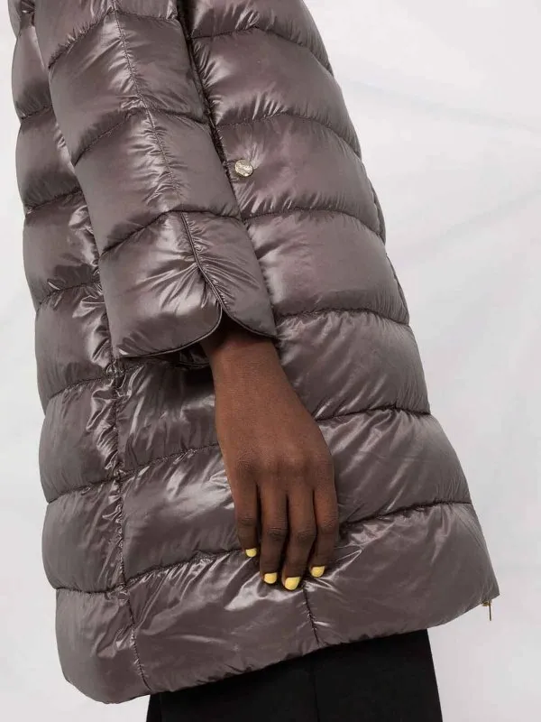 Long-Sleeved Quilted Cotton Jacket