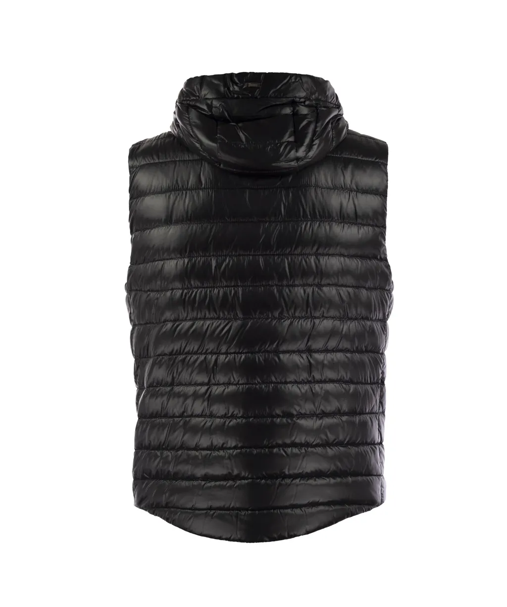 Sleeveless Hooded Down Jacket
