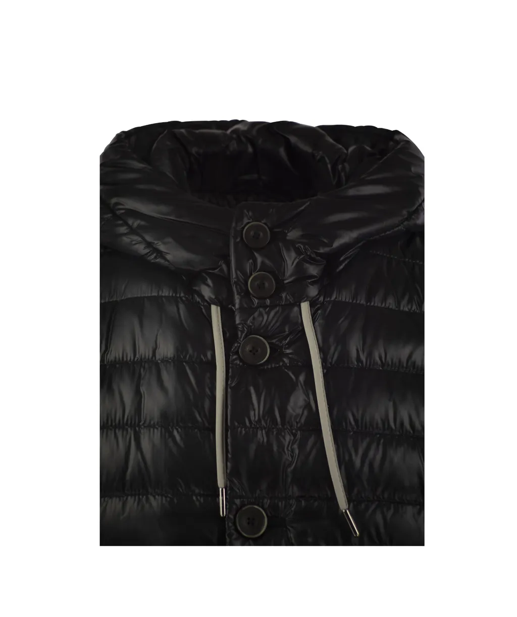 Sleeveless Hooded Down Jacket