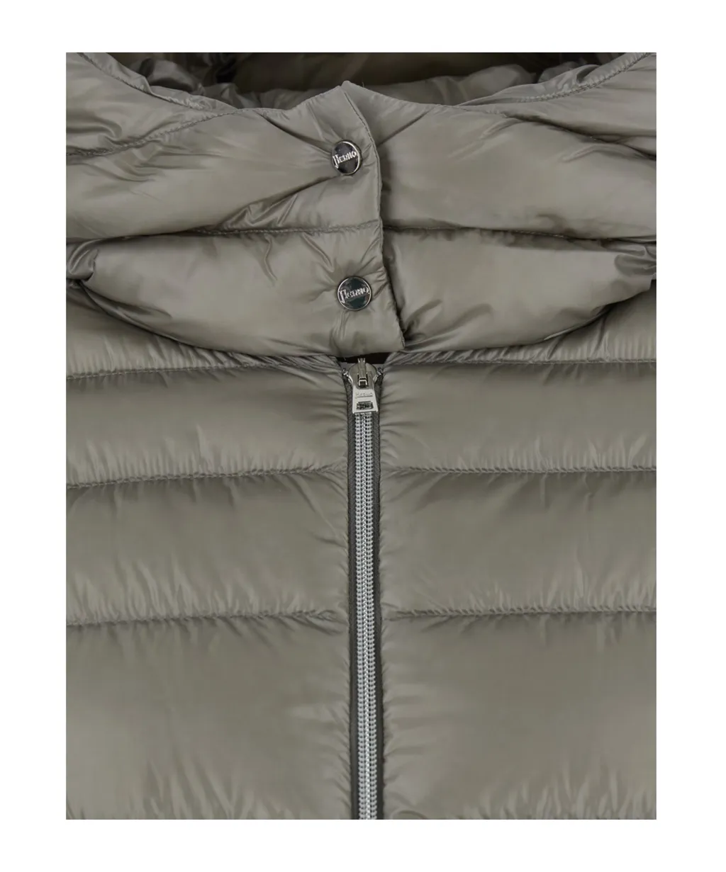 Zip-Up Hooded Puffer Jacket