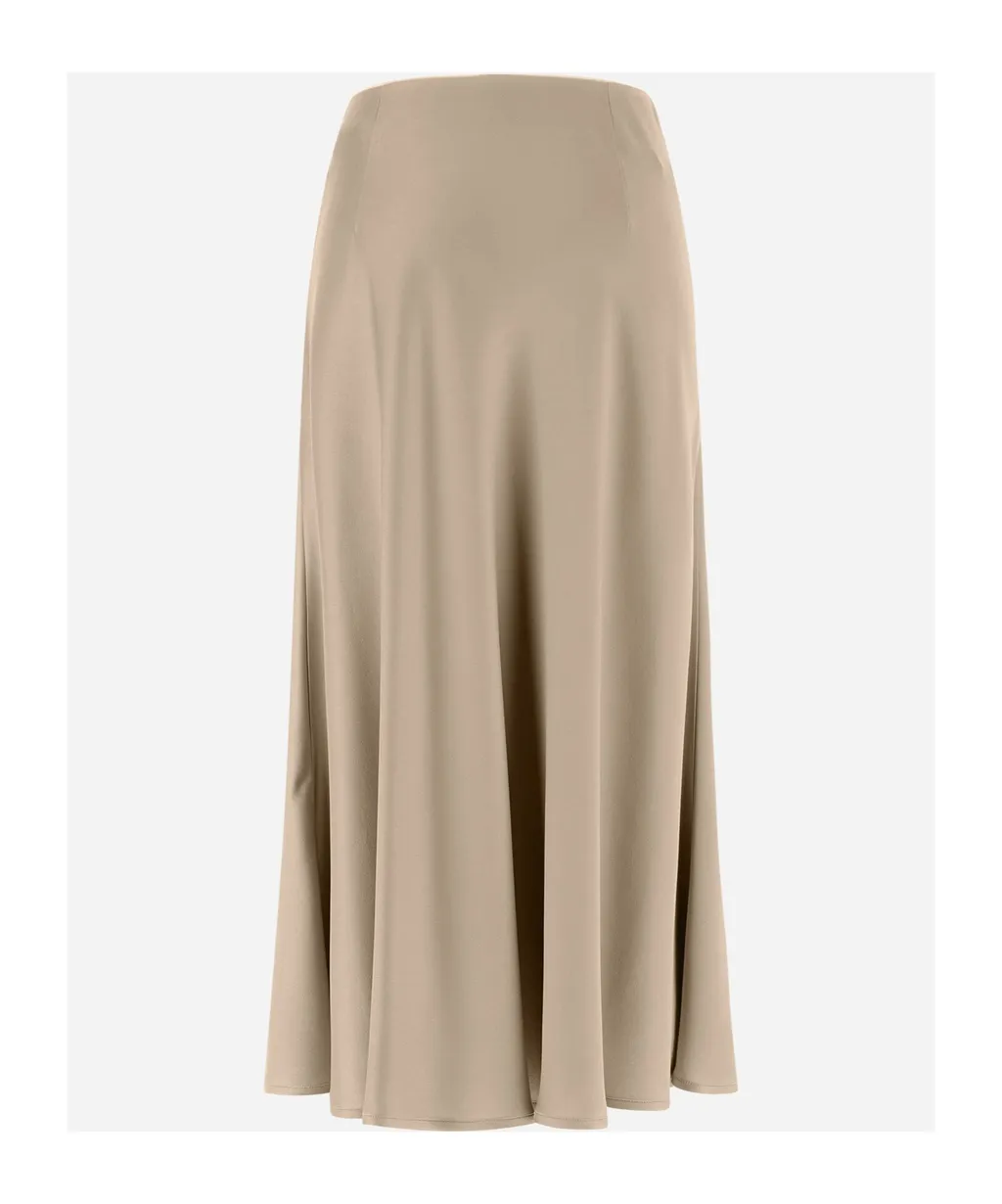 Satin Midi Skirt