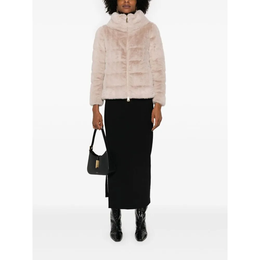 Faux-Fur Zipped Jacket