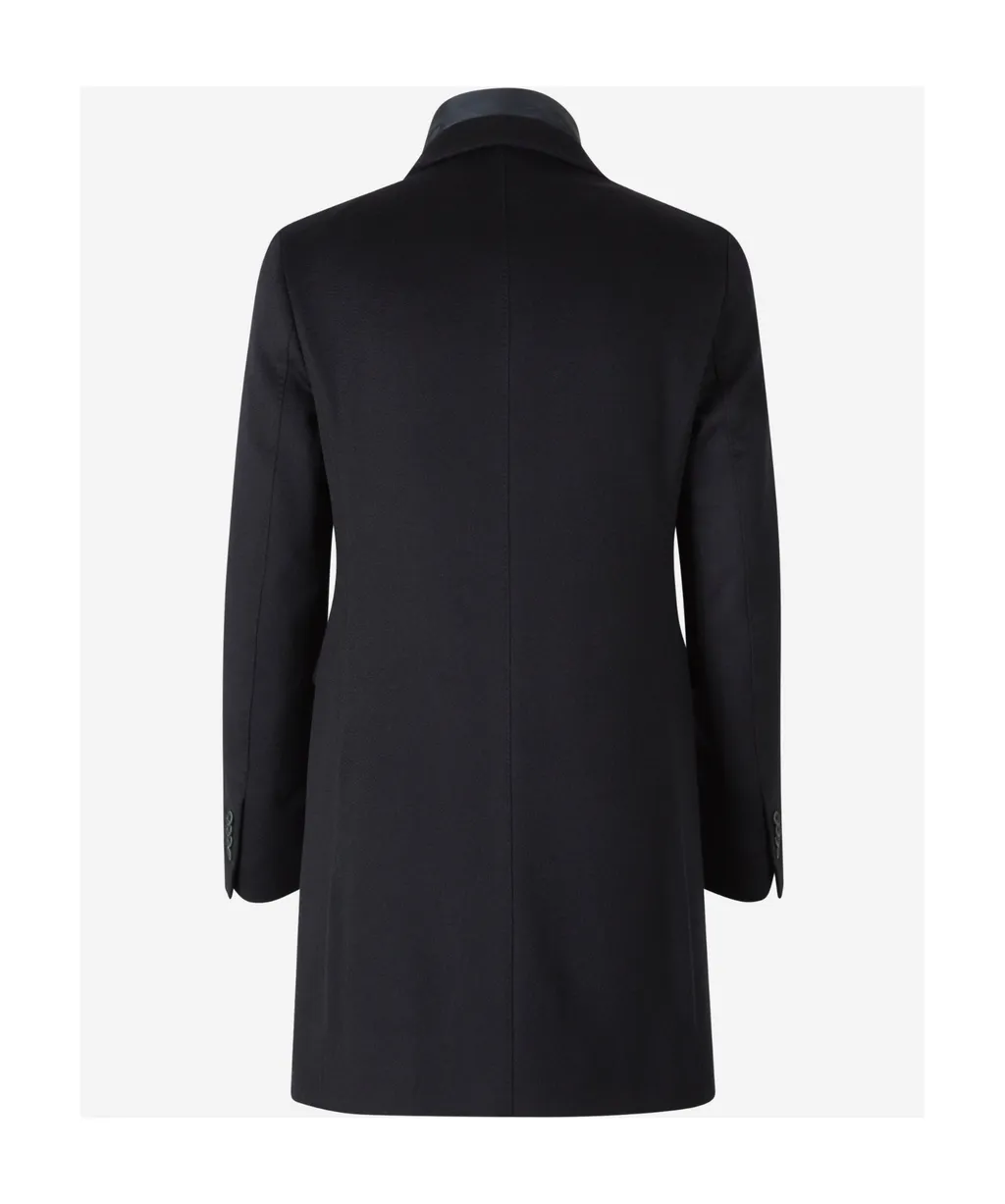 Straight Hem Layered Coat