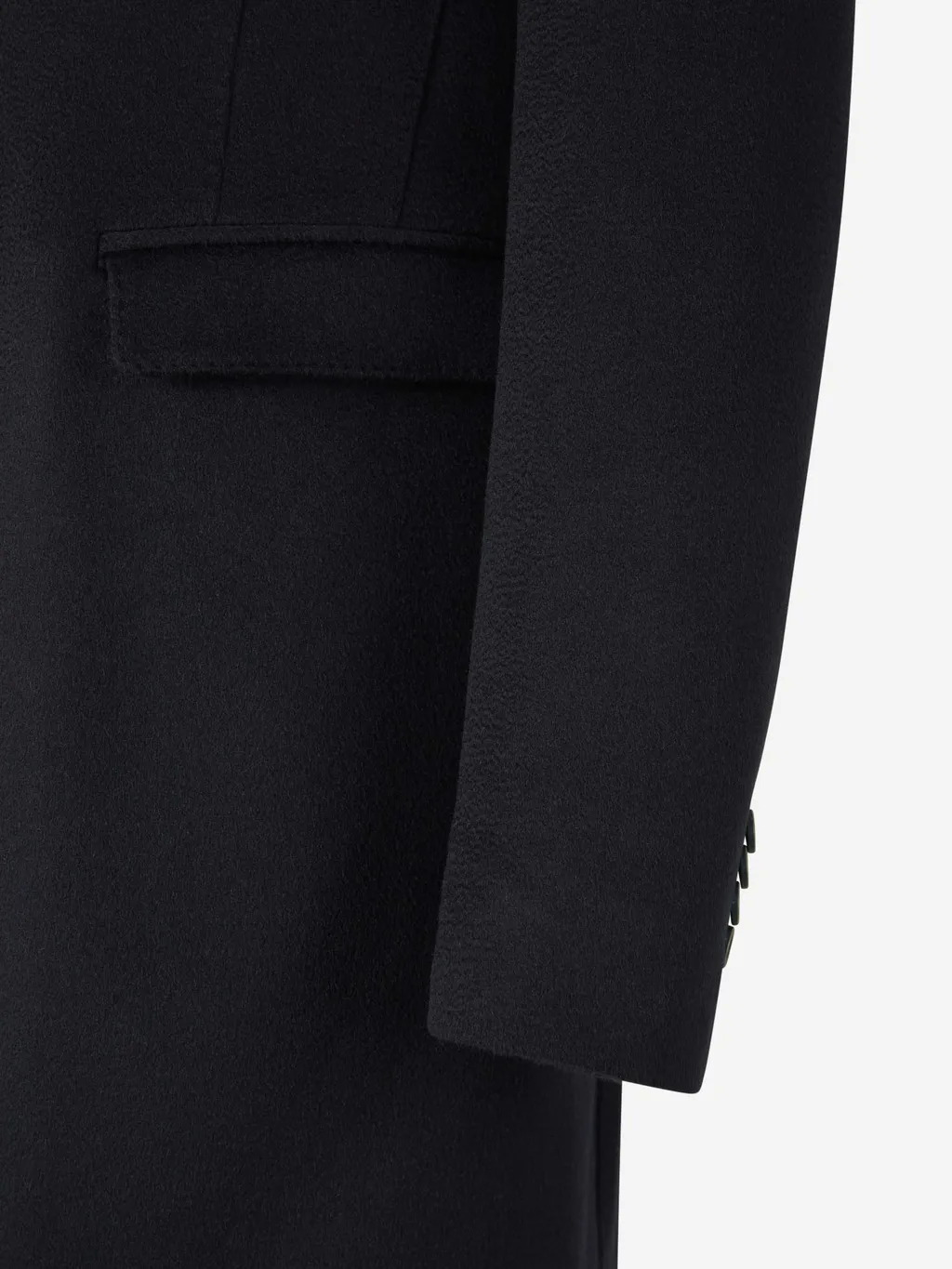 Straight Hem Layered Coat