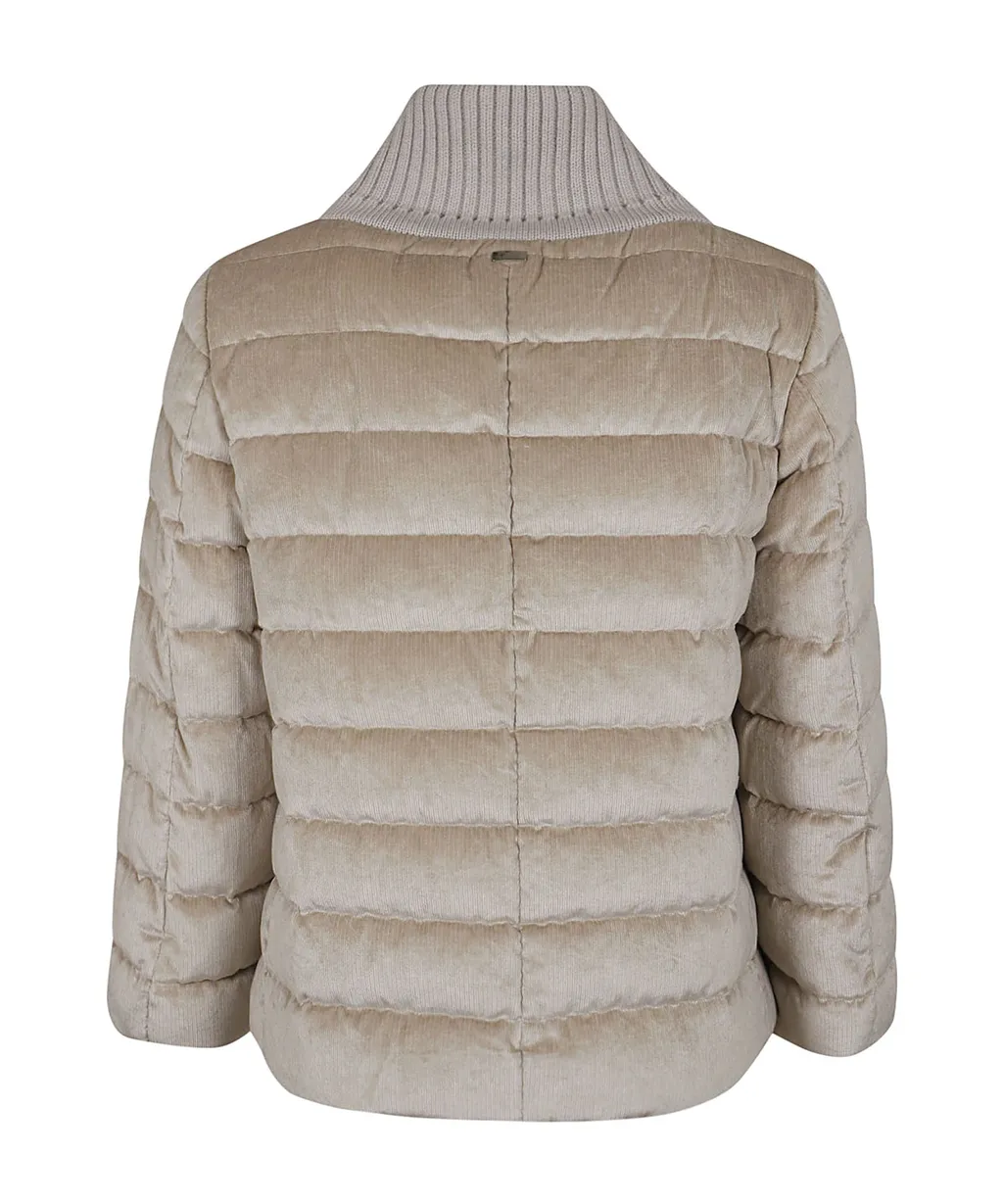 Zip-Up Quilted Jacket