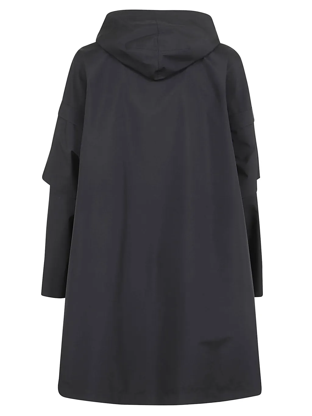 Long Sleeved Hooded Trench Coat