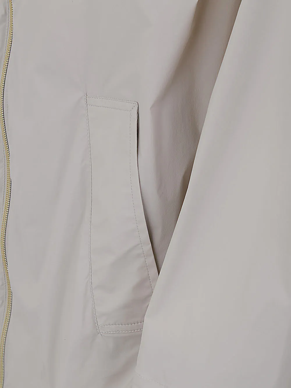 Zip-Up Drawstring Coat