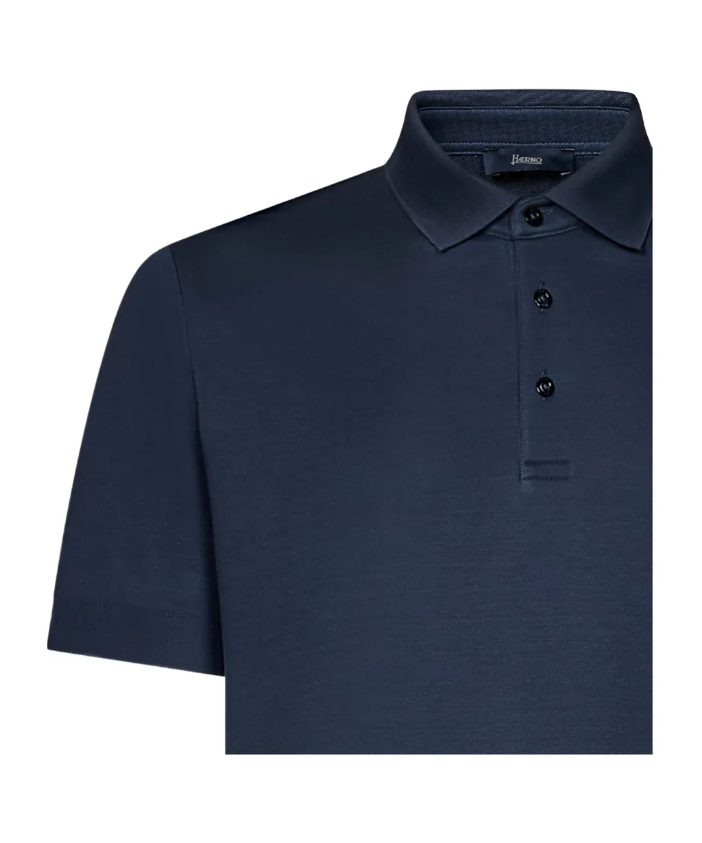 Short-Sleeved Knitted Polo Shirt