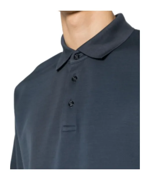 Short-Sleeved Knitted Polo Shirt