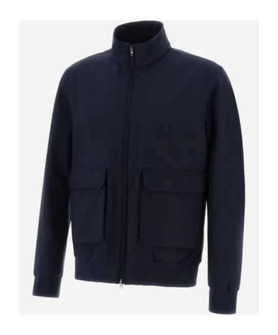 Long-Sleeved Zipped Coat