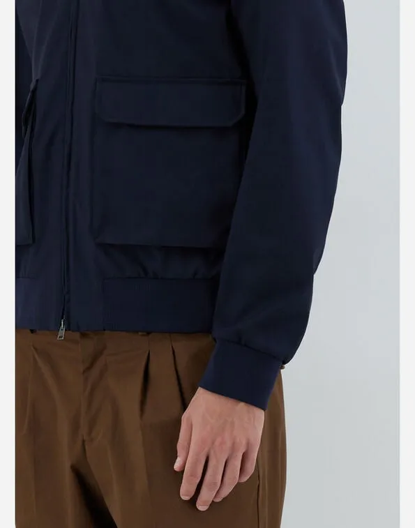 Long-Sleeved Zipped Coat