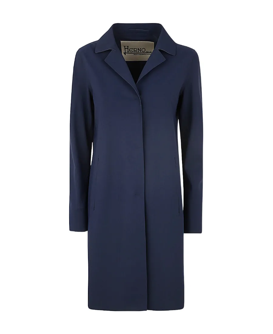 Single-Breasted Scuba Coat