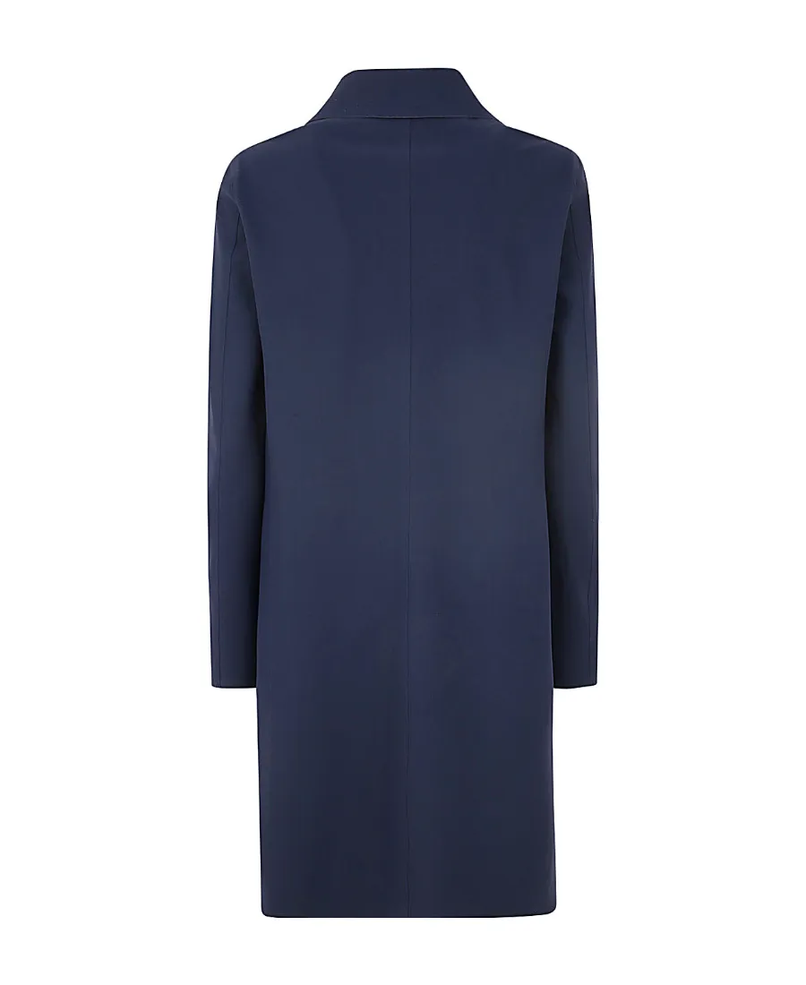 Single-Breasted Scuba Coat