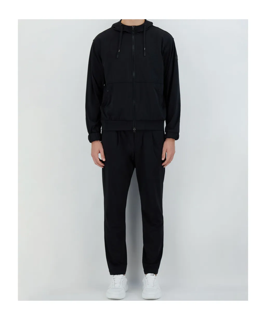 Zip-Up Drawstring Hoodie