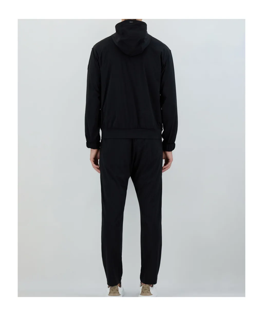 Zip-Up Drawstring Hoodie