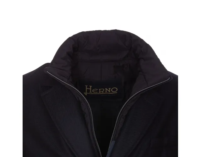 Hybrid High-Neck Single-Breasted Coat