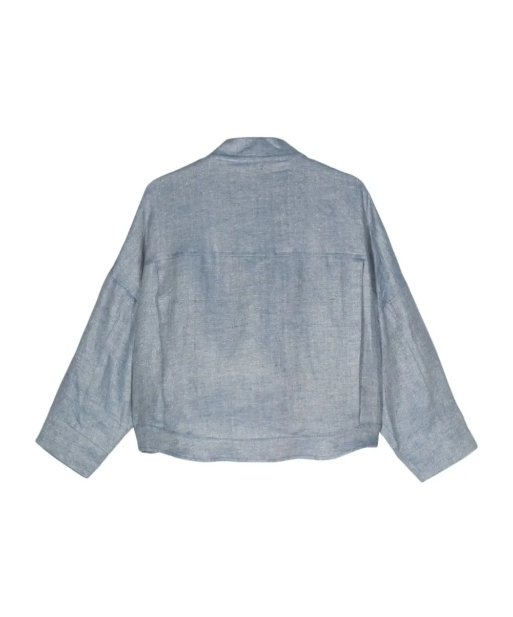Flap Pocket Long-Sleeved Shirt