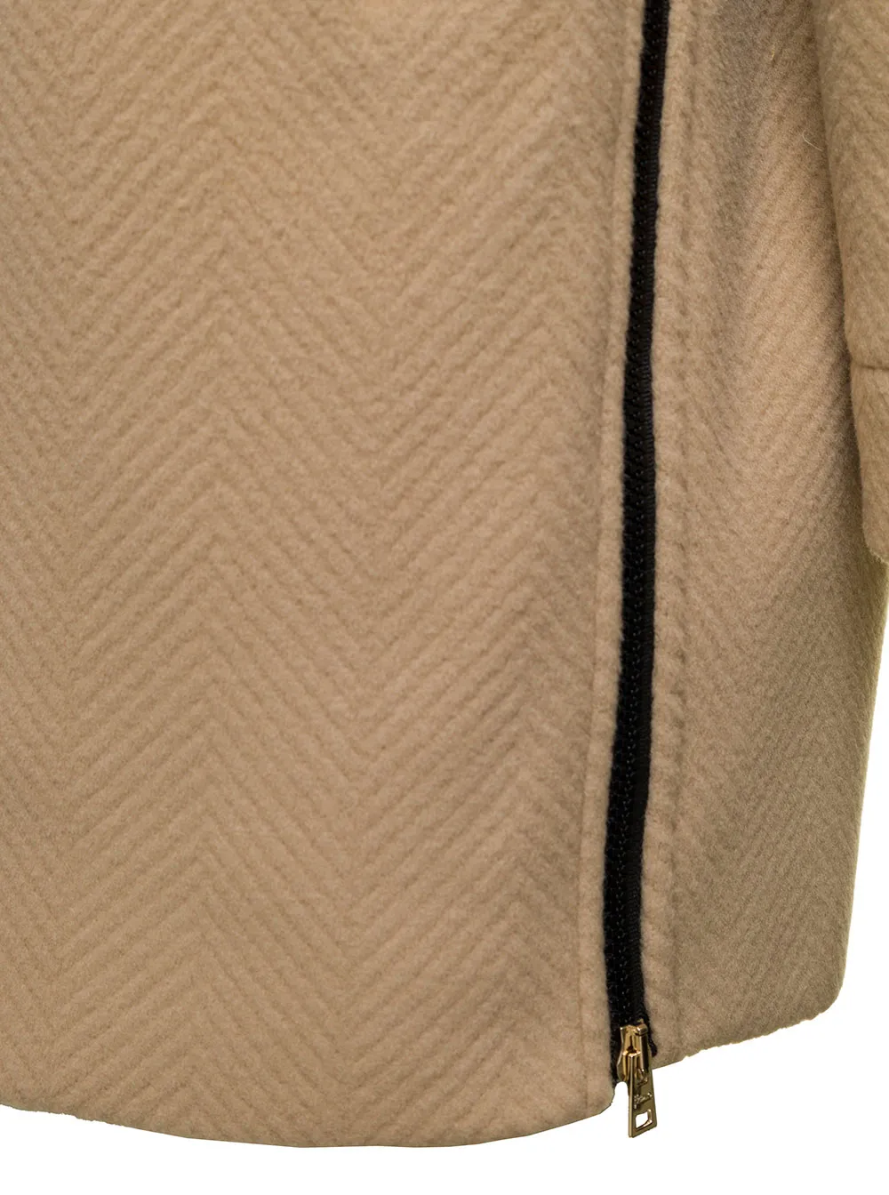 Zip-Up Hooded Coat
