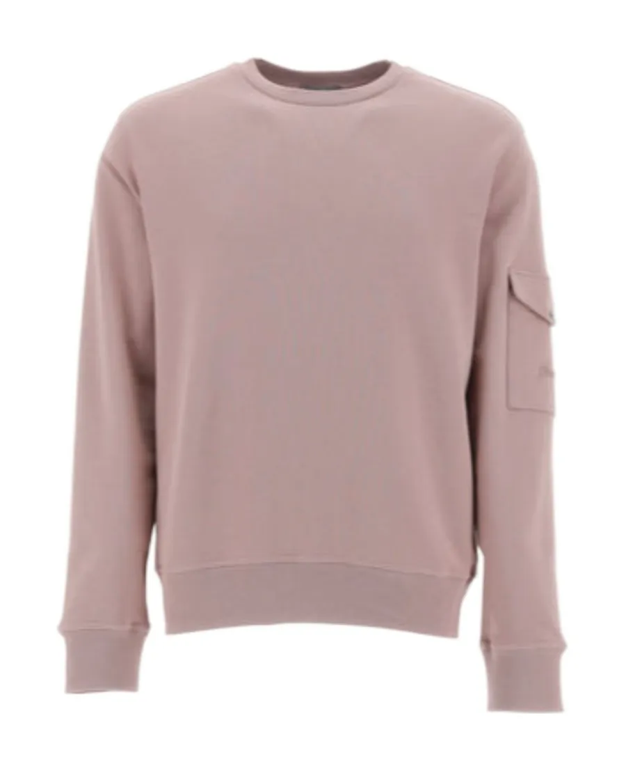 Flap-Pocket Detailed Crewneck Sweatshirt