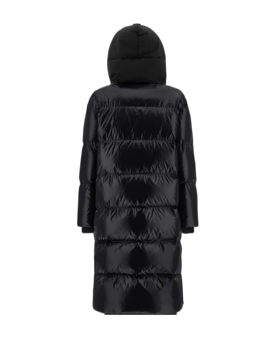 Hooded Quilted Down Coat