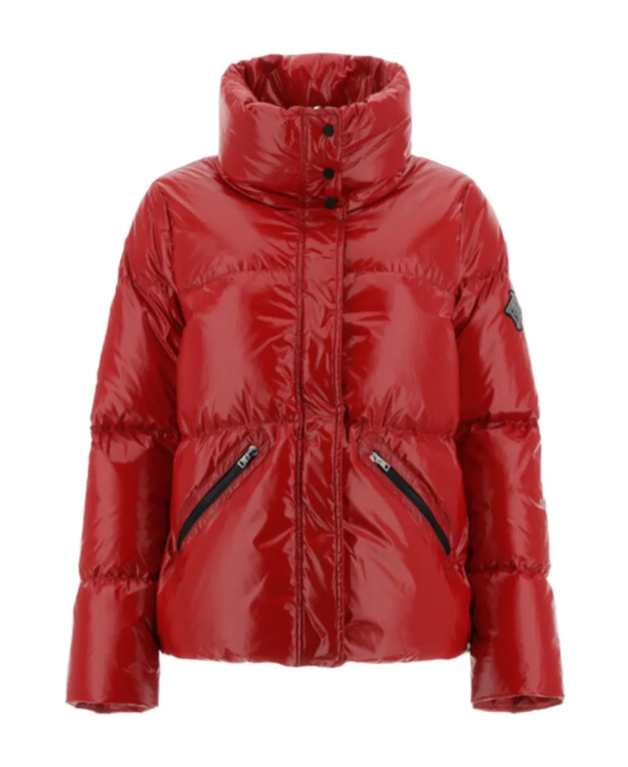 Logo-Patch Quilted Jacket