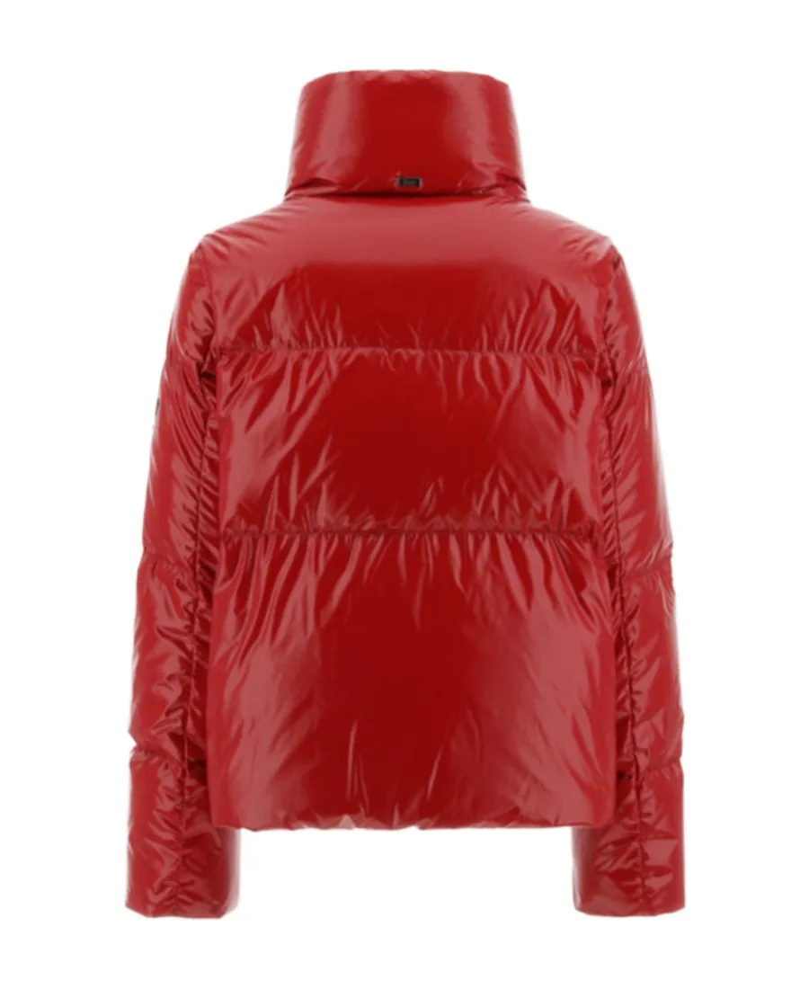 Logo-Patch Quilted Jacket