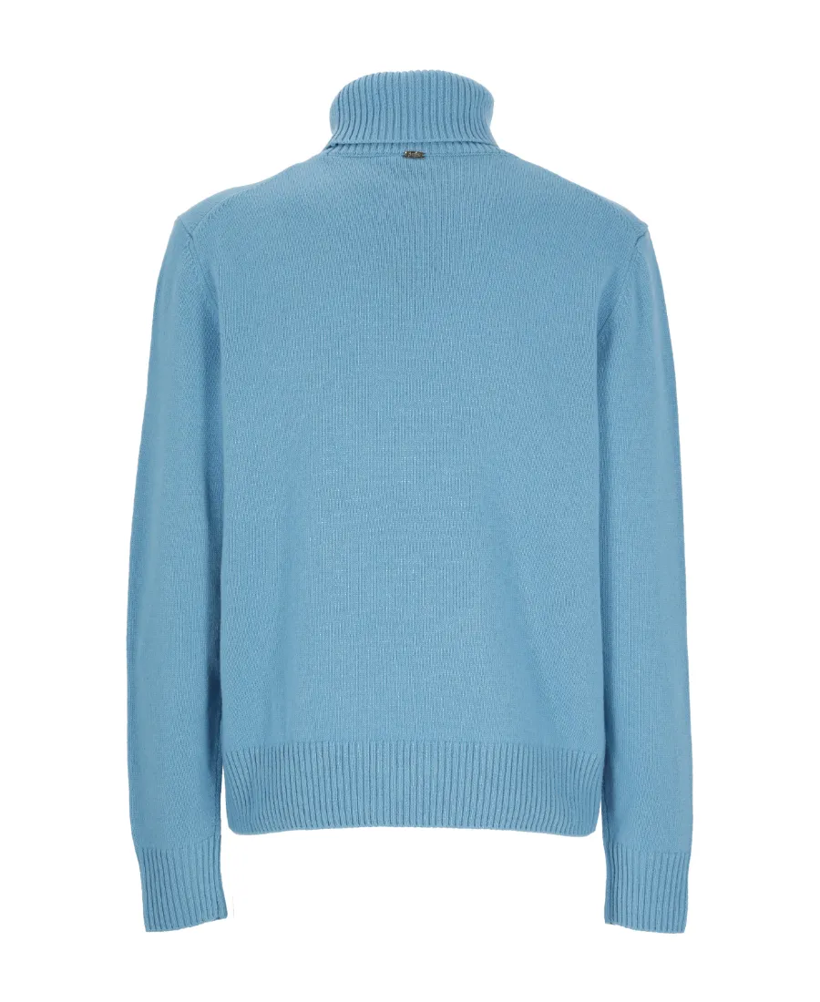 Roll-Neck Long Sleeved Knitted Jumper