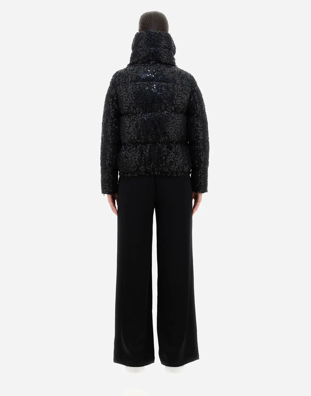 Embellished Zip-Up Coat