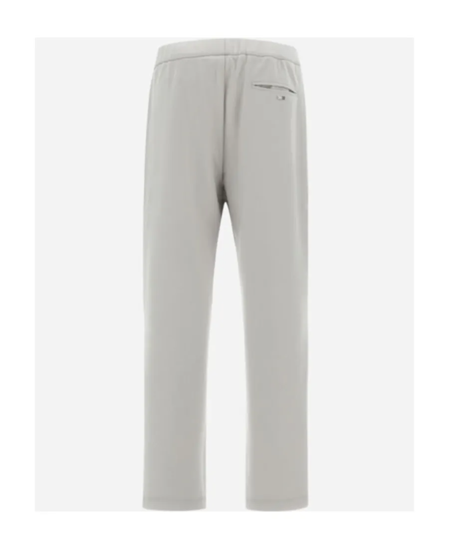 Drawstring Straight-Leg Trousers