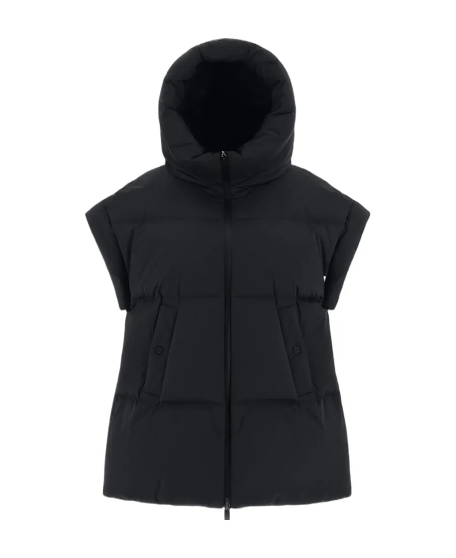 Short-Sleeved High-Neck Down Jacket