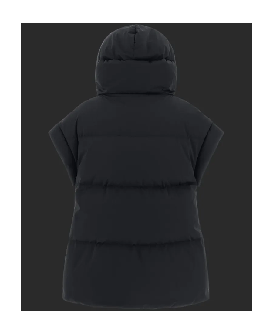 Short-Sleeved High-Neck Down Jacket