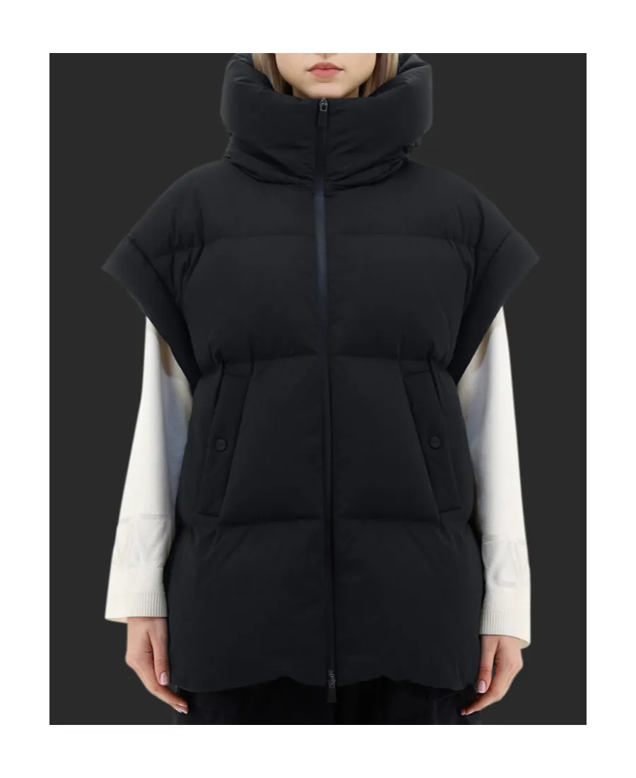 Short-Sleeved High-Neck Down Jacket