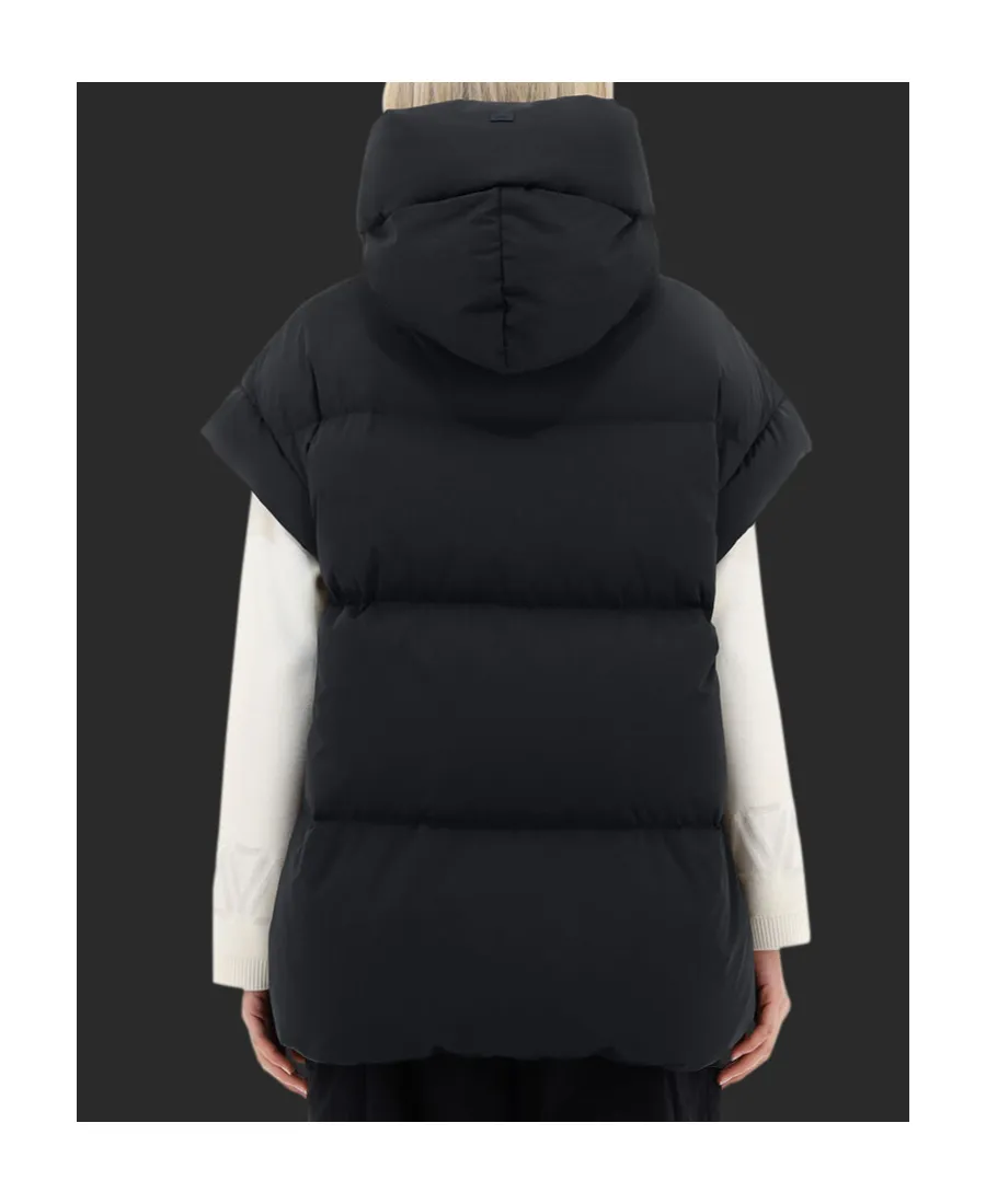 Short-Sleeved High-Neck Down Jacket