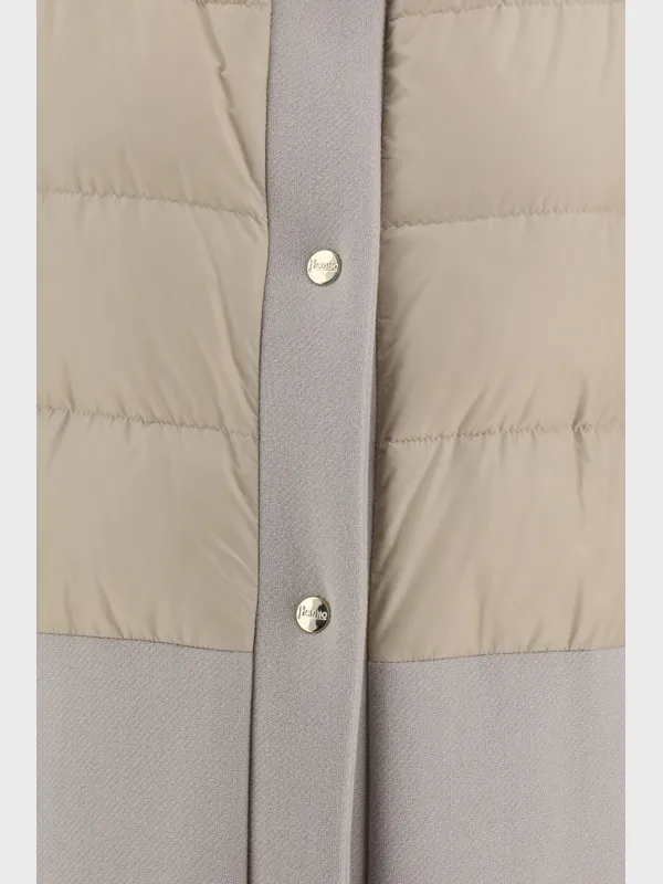 Detachable Hood Quilted Down Coat