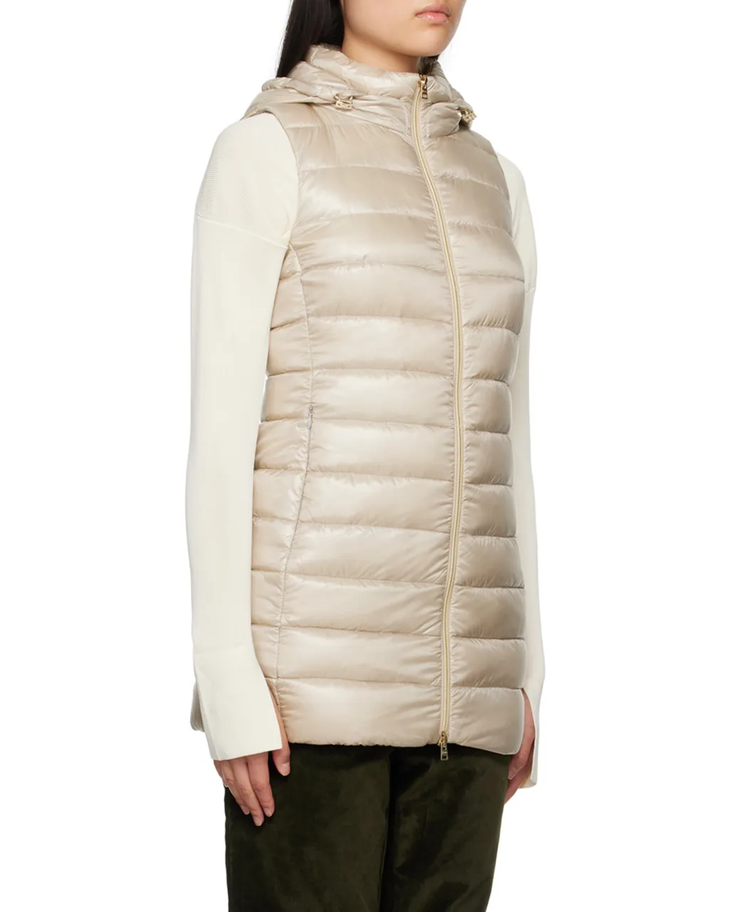 Zip-Up Hooded Padded Gilet