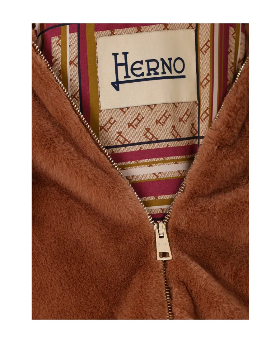 Faux-Fur Hooded Jacket