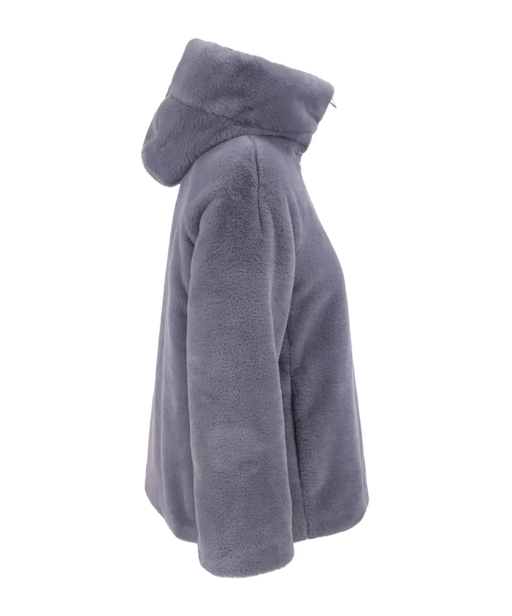 Hooded Zip-Up Fitted Jacket