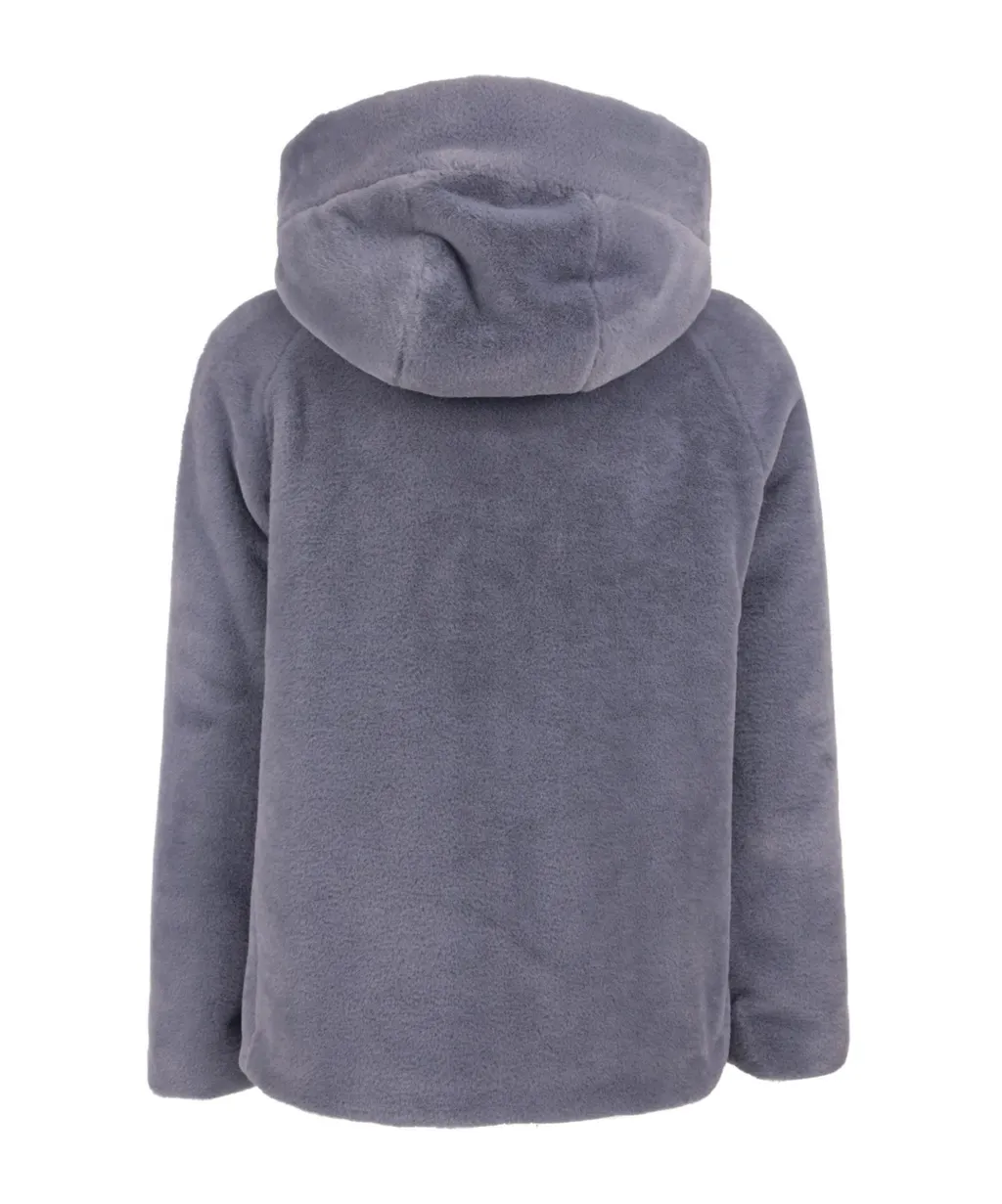 Hooded Zip-Up Fitted Jacket