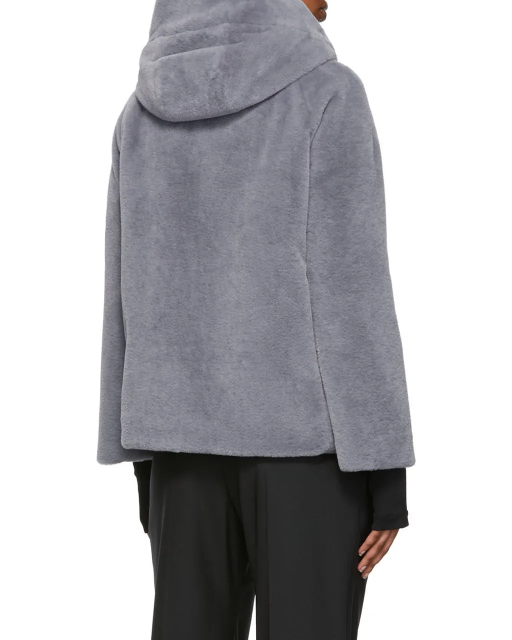 Hooded Zip-Up Fitted Jacket