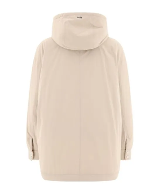 Hooded Drawstring Puffer Jacket