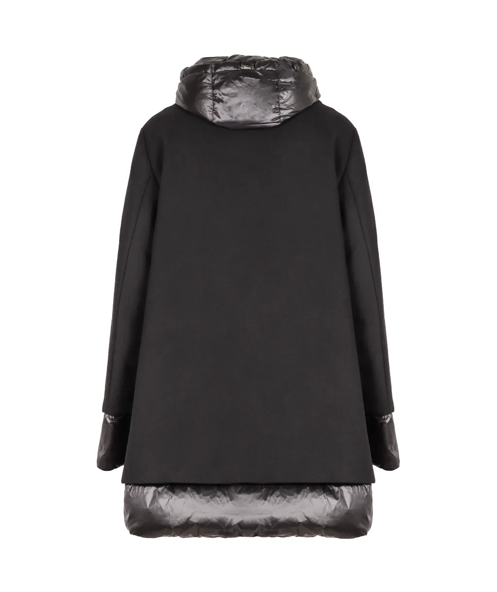 Drawstring Hooded Parka