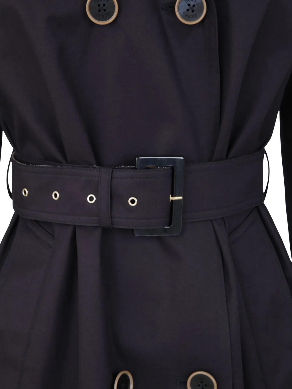 Double Breasted Belted Coat