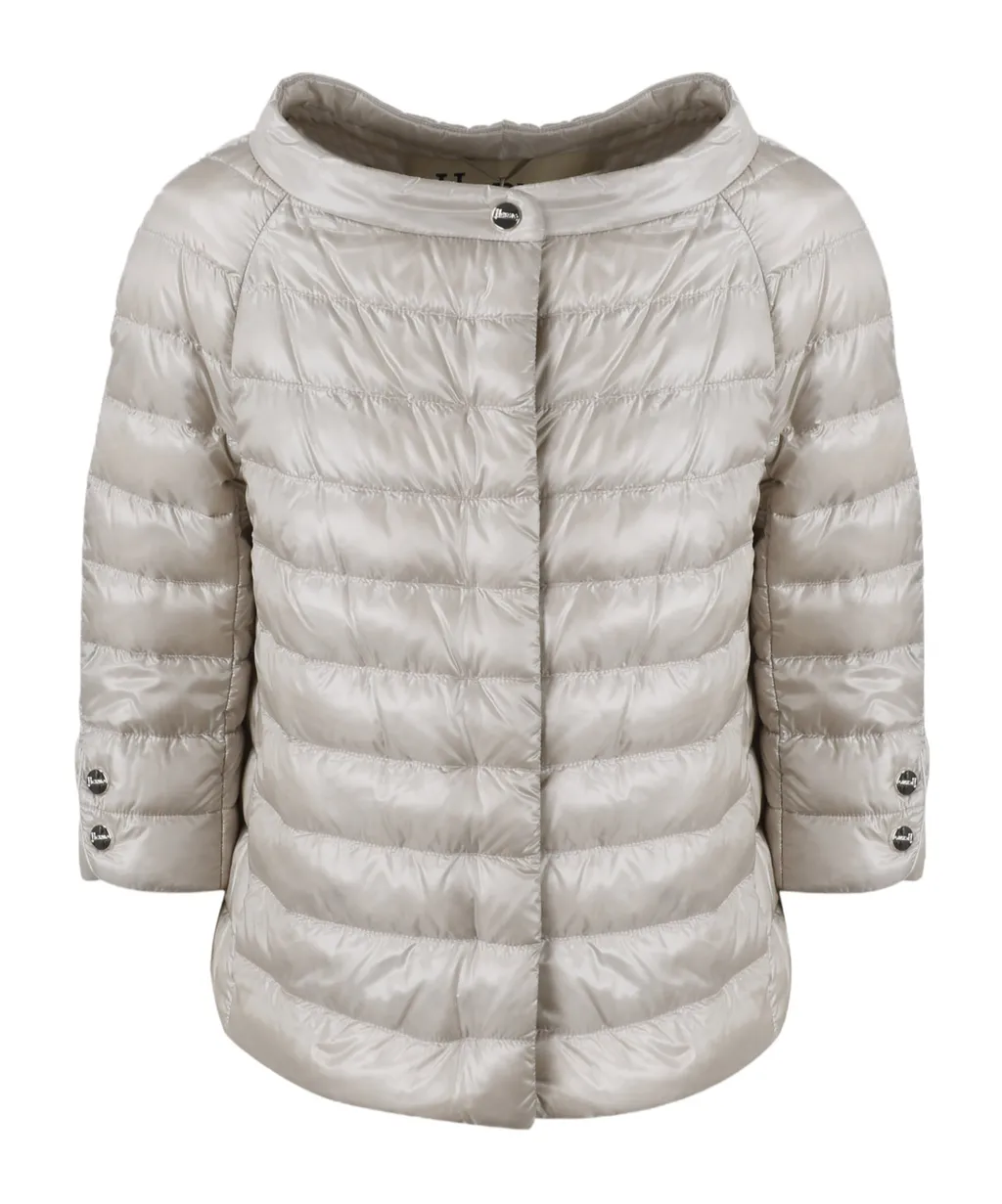 Cropped Sleeve Down Jacket
