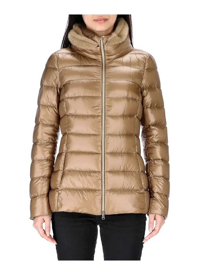 Long-Sleeved Down Jacket