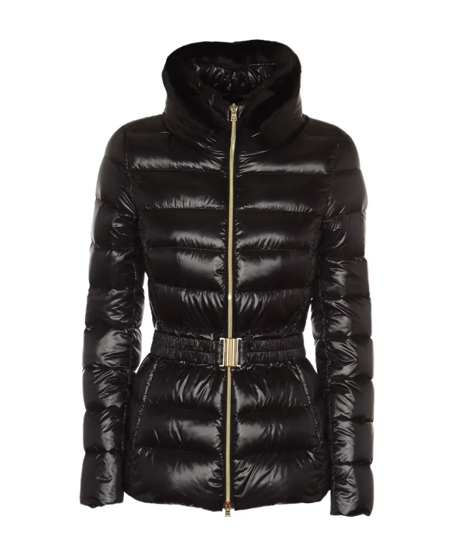 Claudia Belted Quilted Puffer Jacket