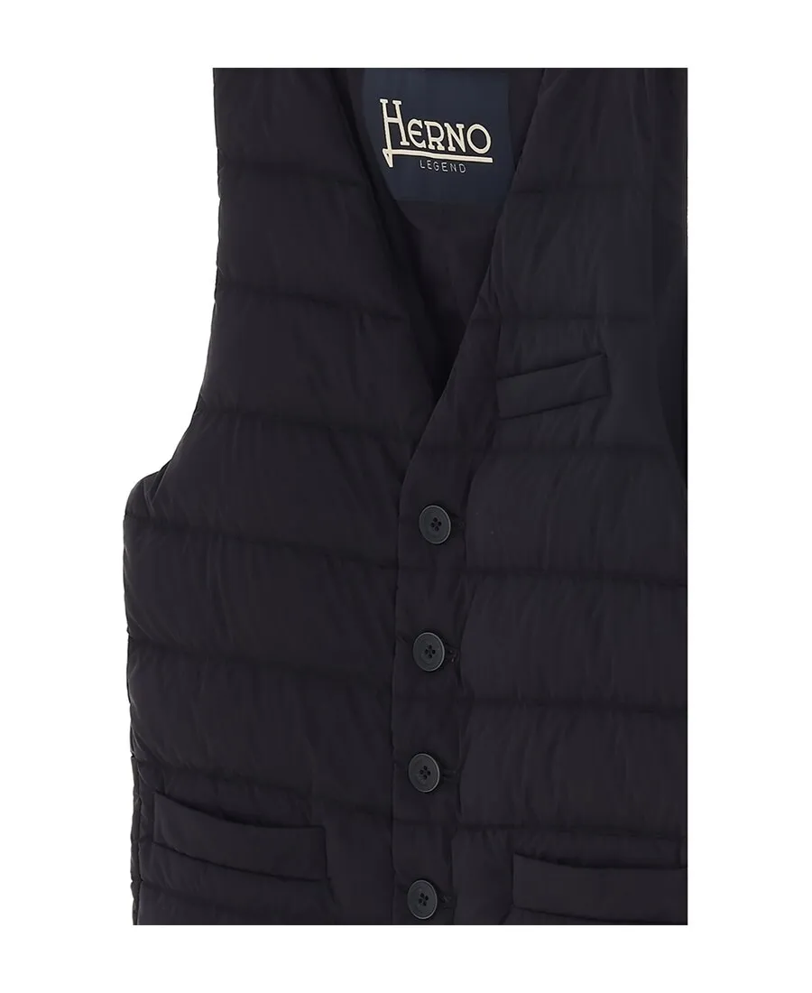 Padded Button-Up Gilet