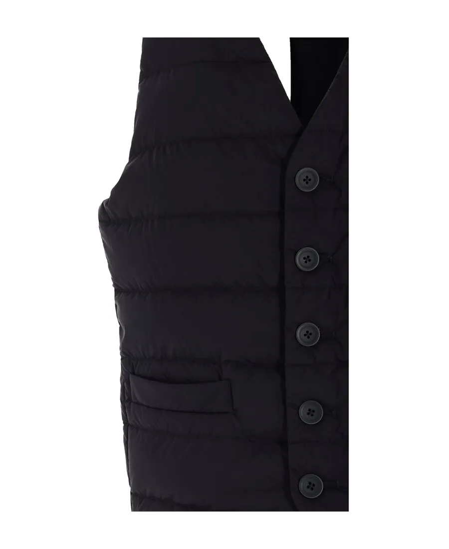 Padded Button-Up Gilet
