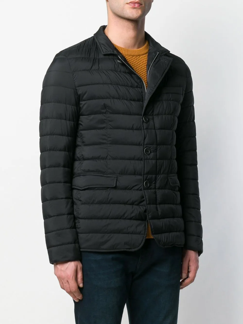 High-Neck Long Sleeved Padded Jacket