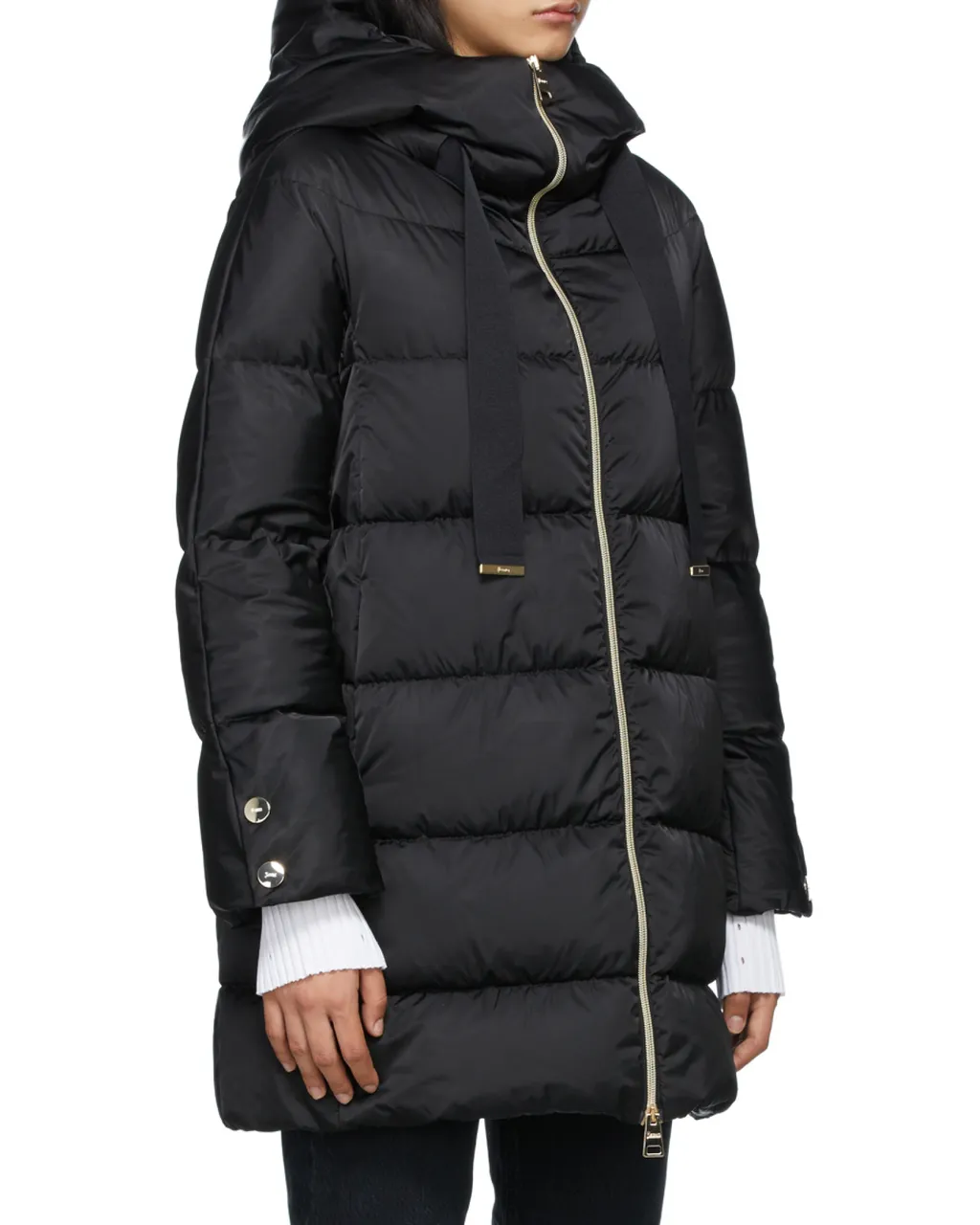 Hooded A-Shape Coat